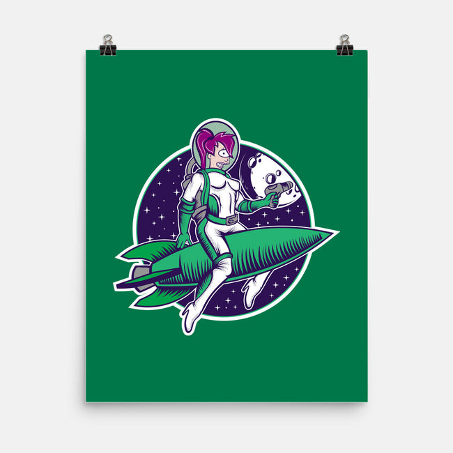 The Pinup From The Future-None-Matte-Poster-SuperEdu