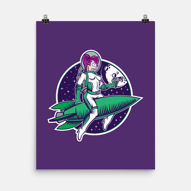 The Pinup From The Future-None-Matte-Poster-SuperEdu