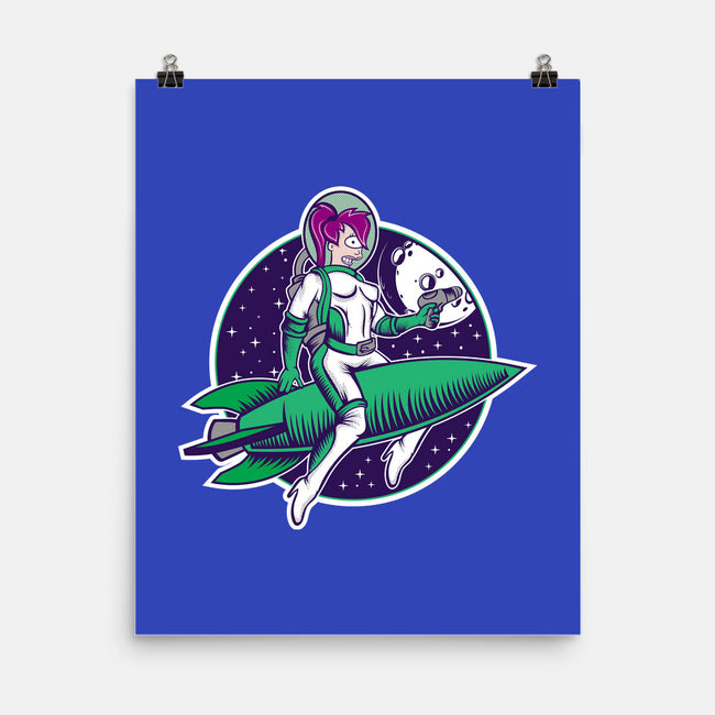 The Pinup From The Future-None-Matte-Poster-SuperEdu