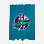 The Pinup From The Future-None-Polyester-Shower Curtain-SuperEdu