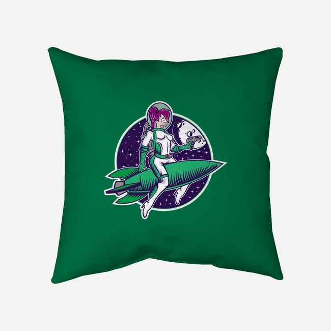 The Pinup From The Future-None-Removable Cover w Insert-Throw Pillow-SuperEdu