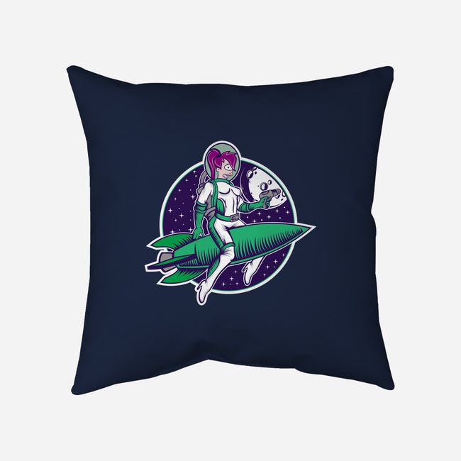 The Pinup From The Future-None-Removable Cover w Insert-Throw Pillow-SuperEdu