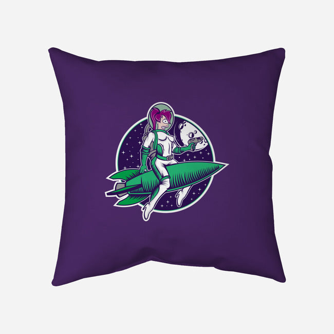 The Pinup From The Future-None-Removable Cover w Insert-Throw Pillow-SuperEdu