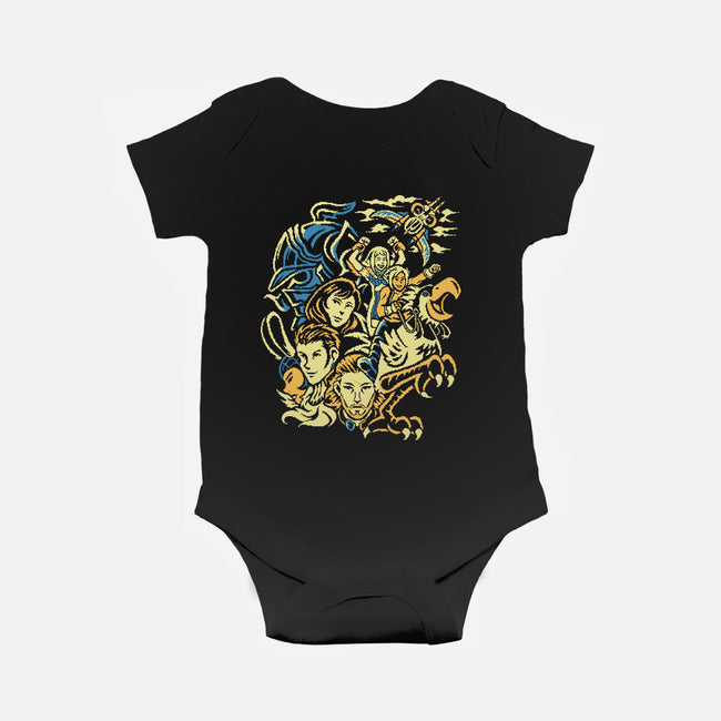 Sky Raiders-Baby-Basic-Onesie-Henrique Torres
