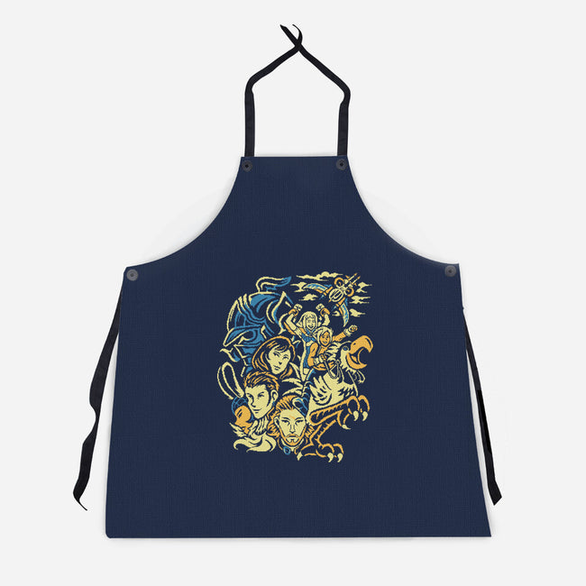 Sky Raiders-Unisex-Kitchen-Apron-Henrique Torres