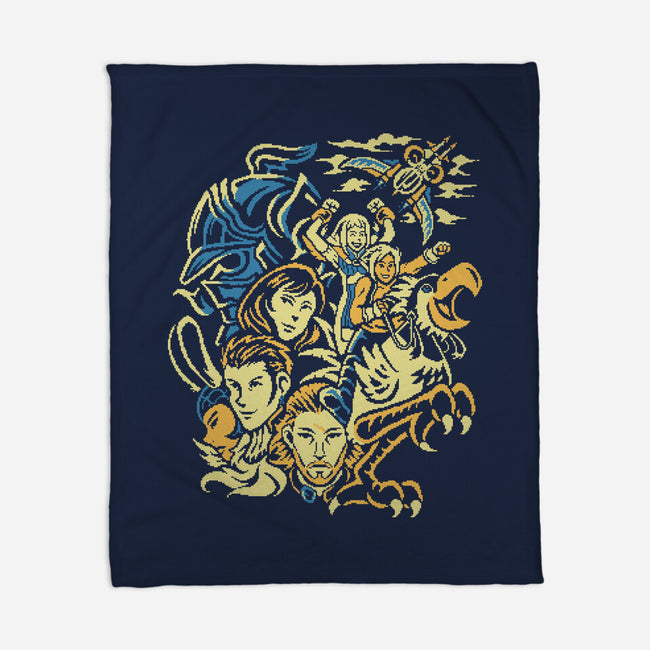 Sky Raiders-None-Fleece-Blanket-Henrique Torres