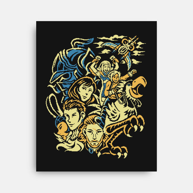 Sky Raiders-None-Stretched-Canvas-Henrique Torres