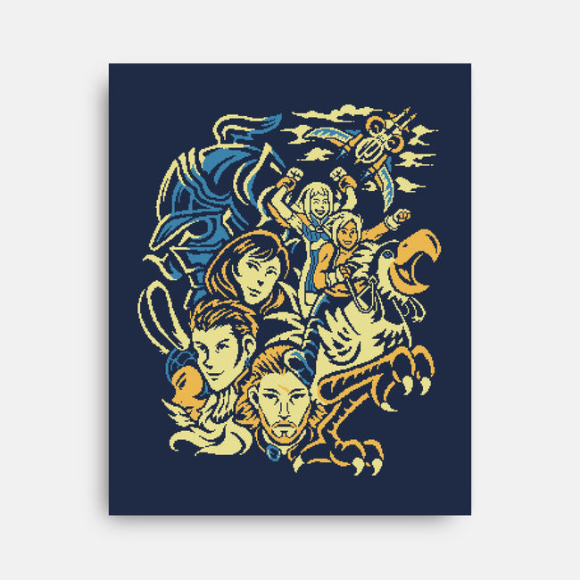 Sky Raiders-None-Stretched-Canvas-Henrique Torres