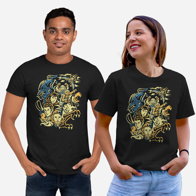 Sky Raiders-Unisex-Basic-Tee-Henrique Torres
