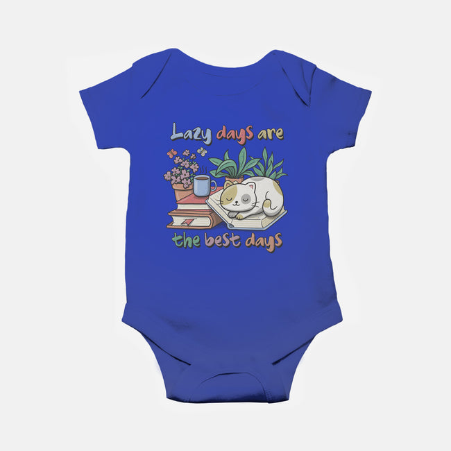 Purrfect Lazy Day-Baby-Basic-Onesie-NMdesign