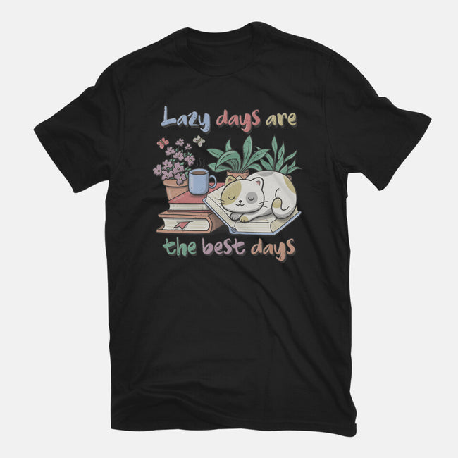 Purrfect Lazy Day-Womens-Basic-Tee-NMdesign