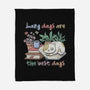 Purrfect Lazy Day-None-Fleece-Blanket-NMdesign