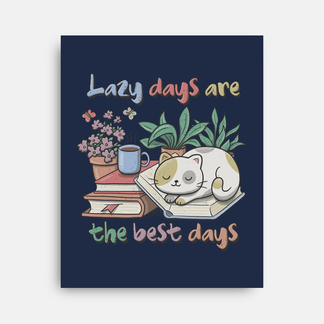 Purrfect Lazy Day-None-Stretched-Canvas-NMdesign