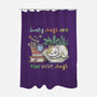 Purrfect Lazy Day-None-Polyester-Shower Curtain-NMdesign