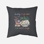 Purrfect Lazy Day-None-Removable Cover w Insert-Throw Pillow-NMdesign