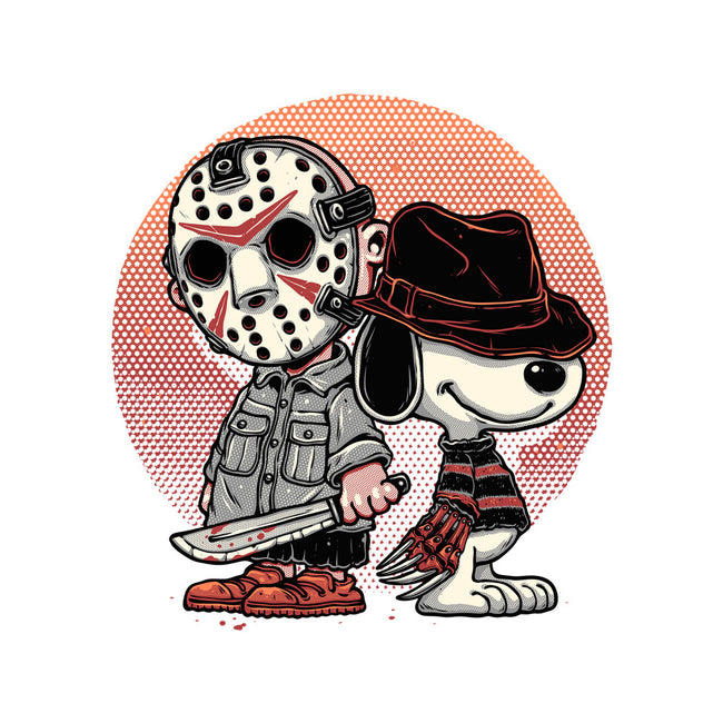 Horror Buddies-Mens-Basic-Tee-glitchygorilla