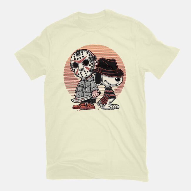 Horror Buddies-Mens-Basic-Tee-glitchygorilla