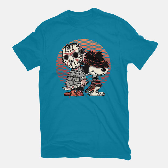 Horror Buddies-Mens-Basic-Tee-glitchygorilla