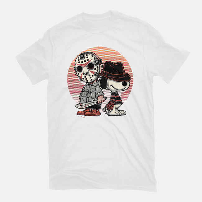 Horror Buddies-Mens-Basic-Tee-glitchygorilla