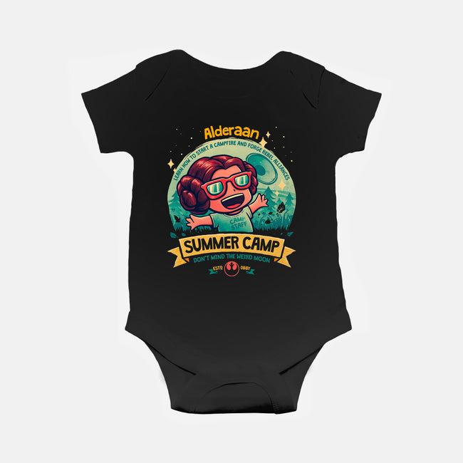 Weird Moon Summer Camp-Baby-Basic-Onesie-teesgeex