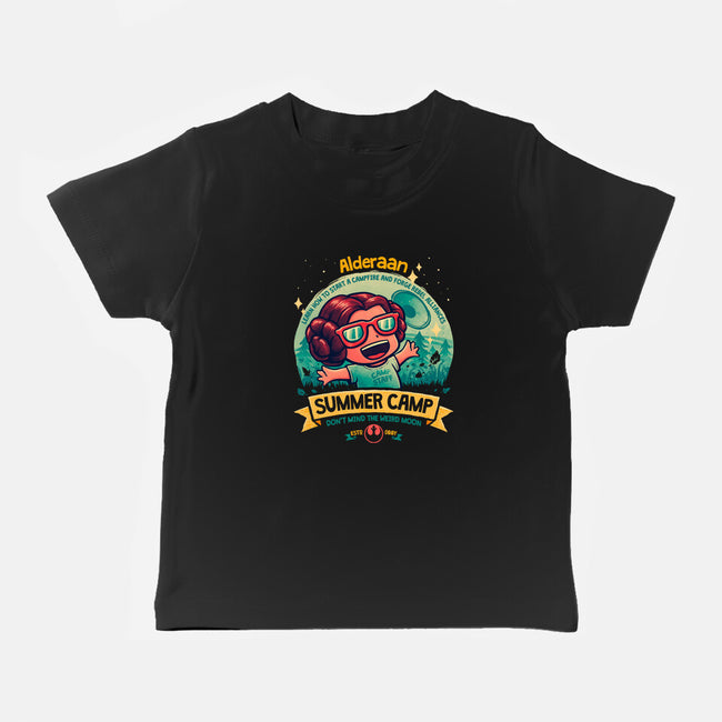 Weird Moon Summer Camp-Baby-Basic-Tee-teesgeex
