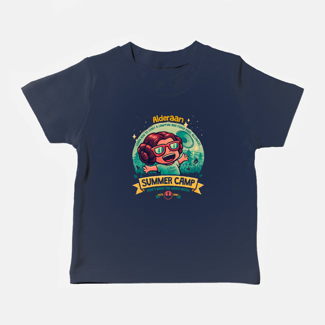 Weird Moon Summer Camp-Baby-Basic-Tee-teesgeex