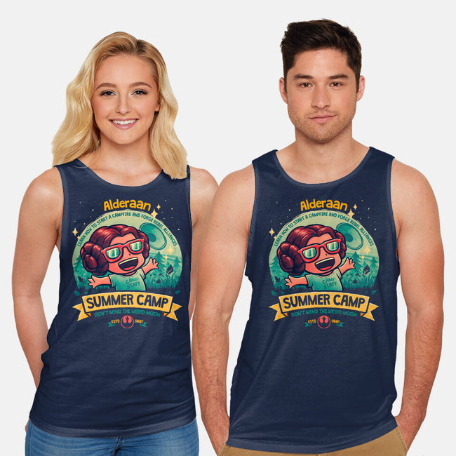 Weird Moon Summer Camp-Unisex-Basic-Tank-teesgeex