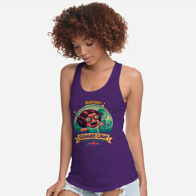 Weird Moon Summer Camp-Womens-Racerback-Tank-teesgeex