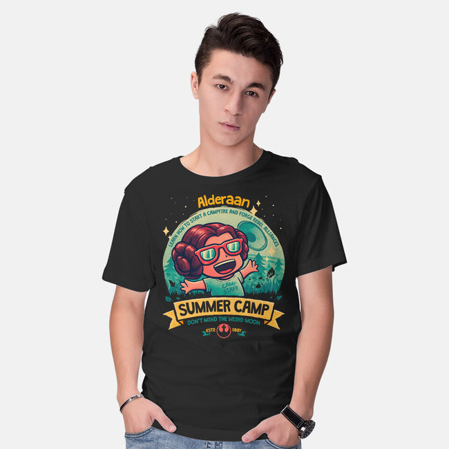 Weird Moon Summer Camp-Mens-Basic-Tee-teesgeex