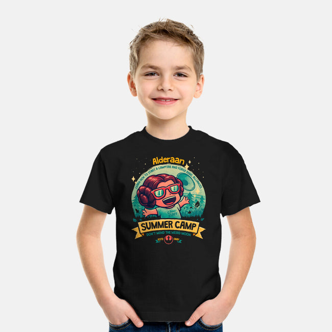 Weird Moon Summer Camp-Youth-Basic-Tee-teesgeex
