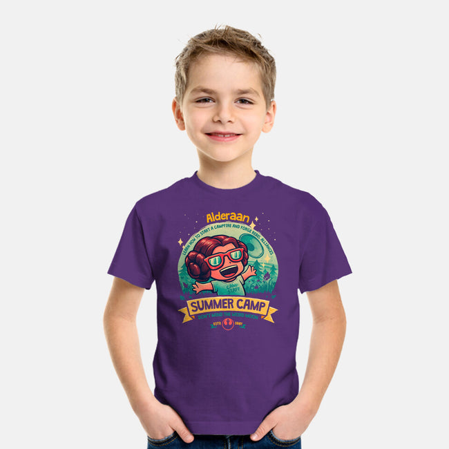 Weird Moon Summer Camp-Youth-Basic-Tee-teesgeex