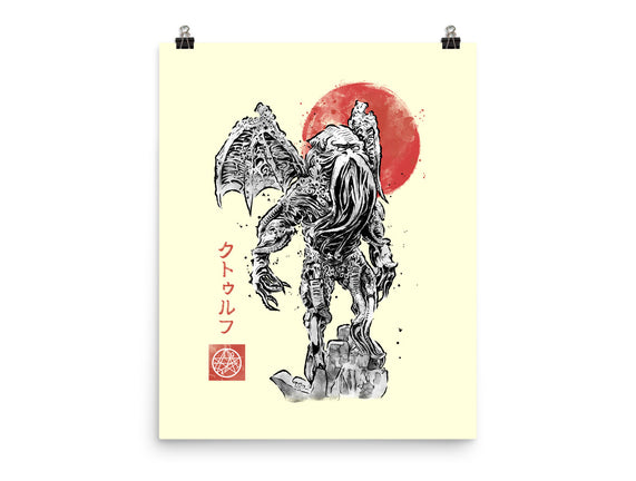 Cthulhu Sumi-E