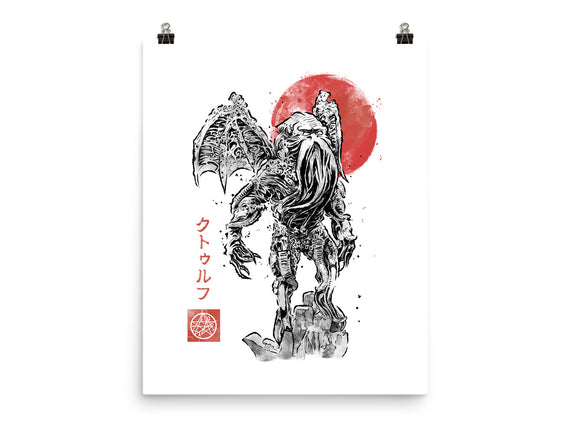 Cthulhu Sumi-E