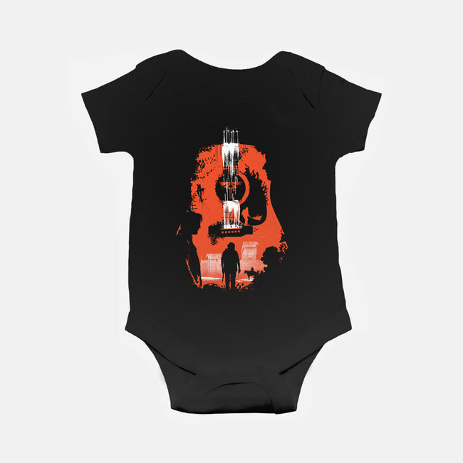 Take On Me TLOU-Baby-Basic-Onesie-rocketman_art