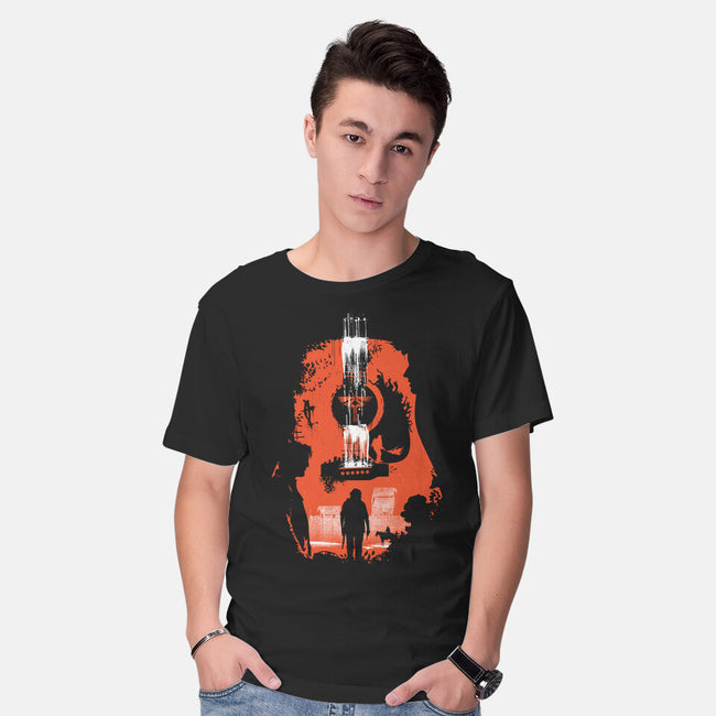 Take On Me TLOU-Mens-Basic-Tee-rocketman_art