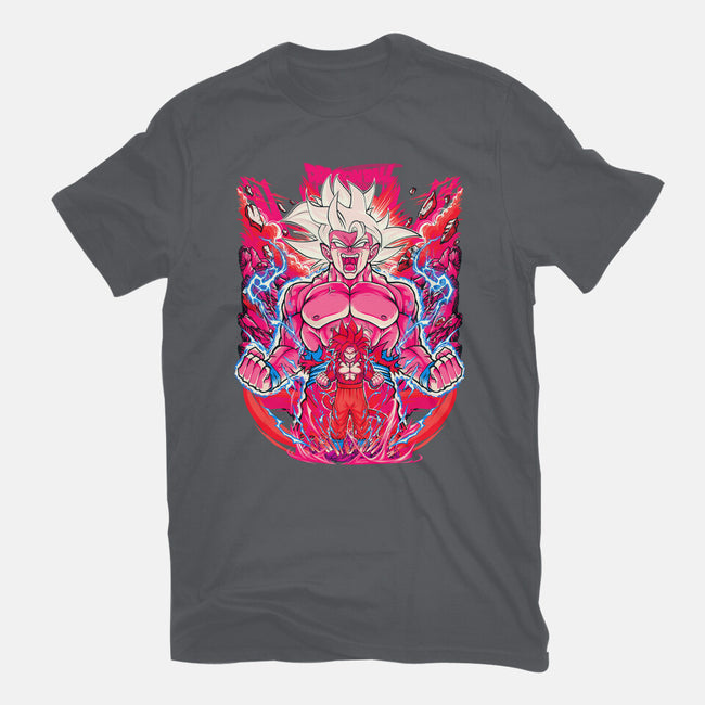 Super Saiyian Five Ultra Instinct-Mens-Basic-Tee-sarudrawss
