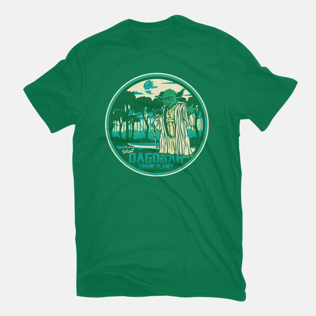 Visit The Swamp Planet-Womens-Basic-Tee-CarloJ1956
