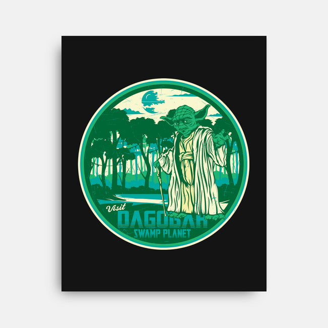 Visit The Swamp Planet-None-Stretched-Canvas-CarloJ1956