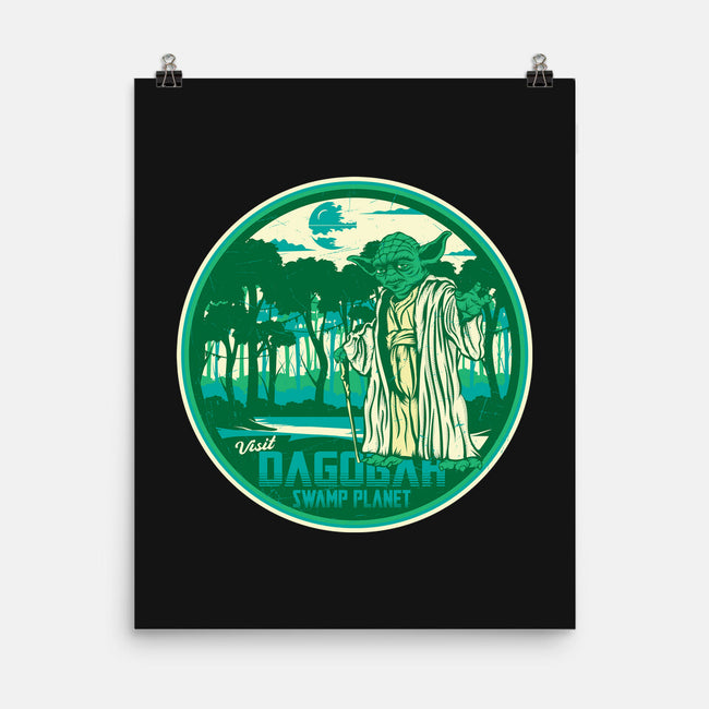 Visit The Swamp Planet-None-Matte-Poster-CarloJ1956