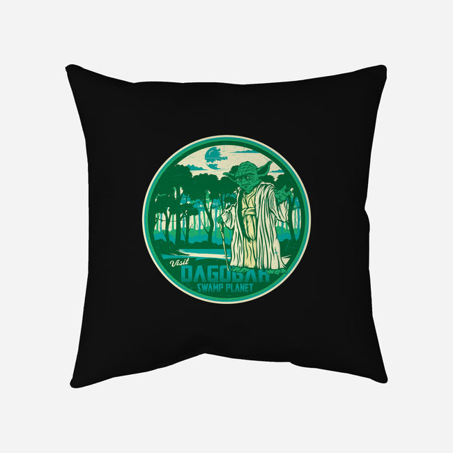Visit The Swamp Planet-None-Removable Cover w Insert-Throw Pillow-CarloJ1956