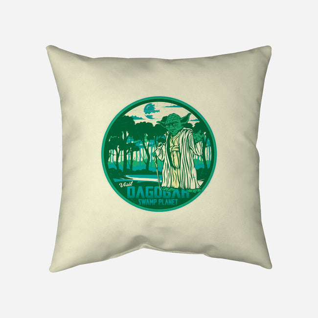 Visit The Swamp Planet-None-Removable Cover w Insert-Throw Pillow-CarloJ1956