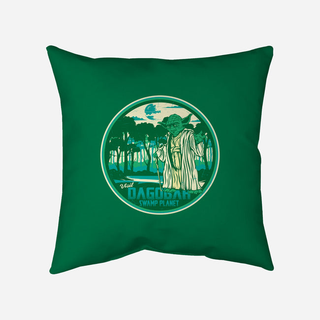 Visit The Swamp Planet-None-Removable Cover w Insert-Throw Pillow-CarloJ1956