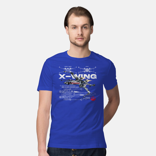 X-wing Rebel Alliance-Mens-Premium-Tee-alfbocreative