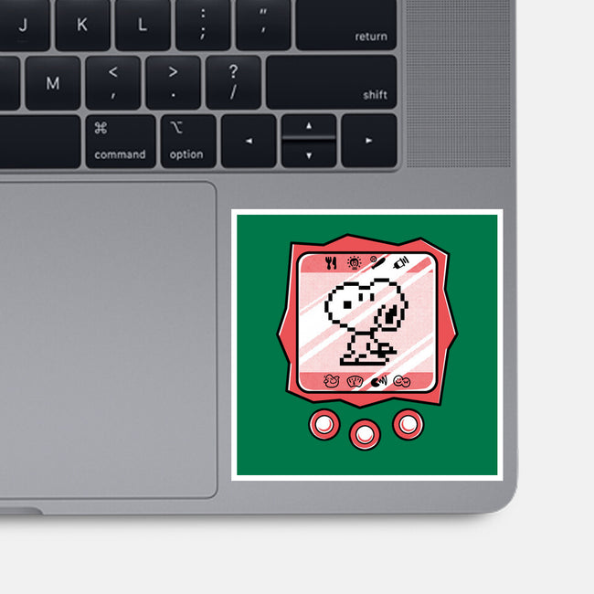 Virtual Beagle-None-Glossy-Sticker-estudiofitas