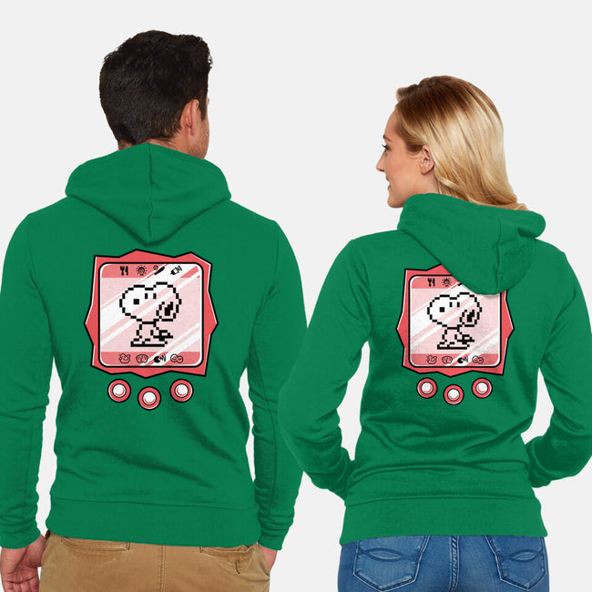 Virtual Beagle-Unisex-Zip-Up-Sweatshirt-estudiofitas