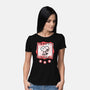 Virtual Beagle-Womens-Basic-Tee-estudiofitas