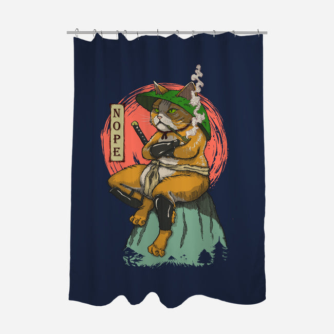Nopejima Sensei-None-Polyester-Shower Curtain-Ionfox