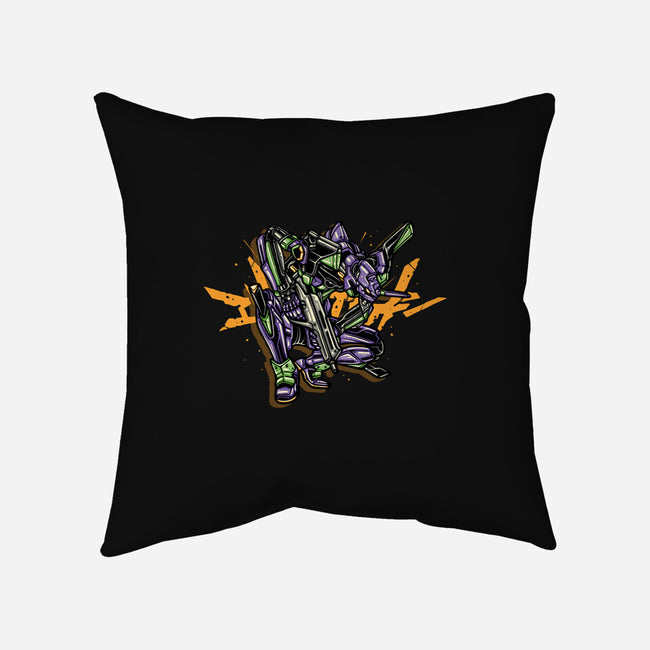 Test Type 01-None-Removable Cover w Insert-Throw Pillow-glitchygorilla