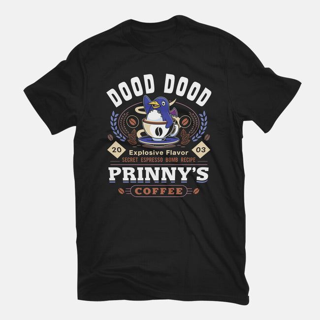 Prinny Dood Coffee Emblem-Mens-Basic-Tee-LAGELANTEE