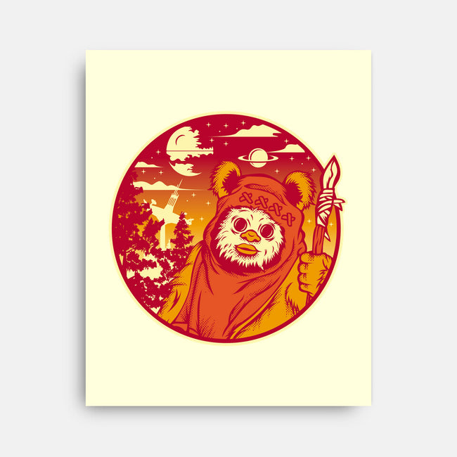 Forest Moon Sunset-None-Stretched-Canvas-SuperEdu